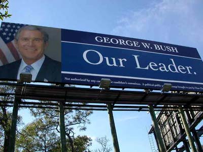 bush billboard